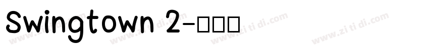 Swingtown 2字体转换